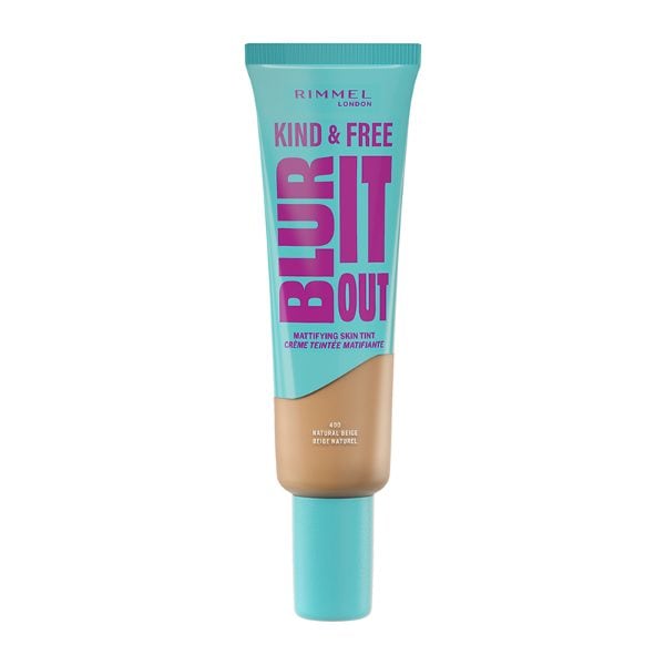 Rimmel Kind & Free Blur It Out Mattifying Skin Tint Liquid Foundation 400 Natural Beige