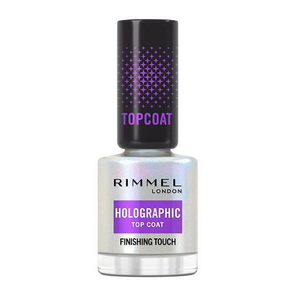 Rimmel Unisex Holographic Nail Effects Top Coat Top Coat 12Ml