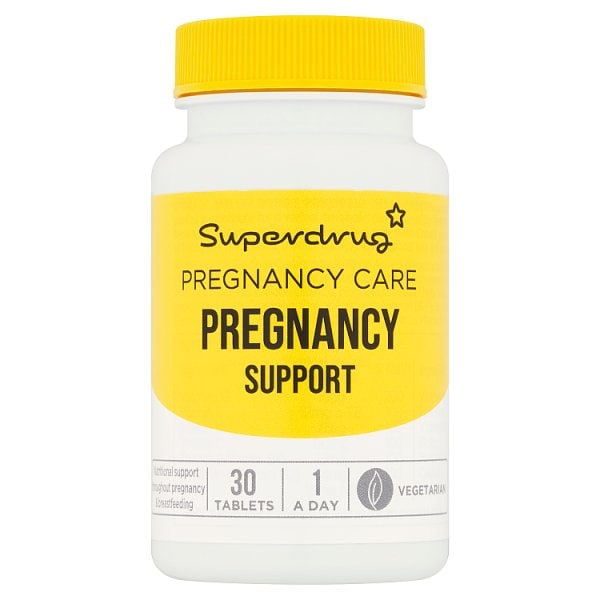 Superdrug Unisex Pregnancy Care 30S