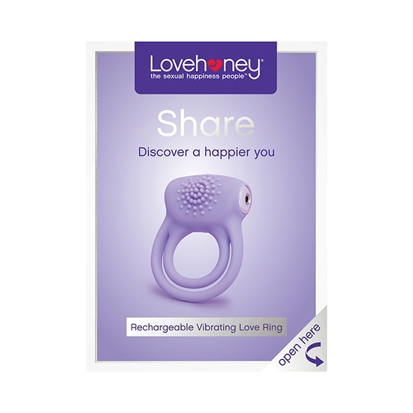 Lovehoney Unisex Share Rechargeable Vibrating Love Ring Sex Toy