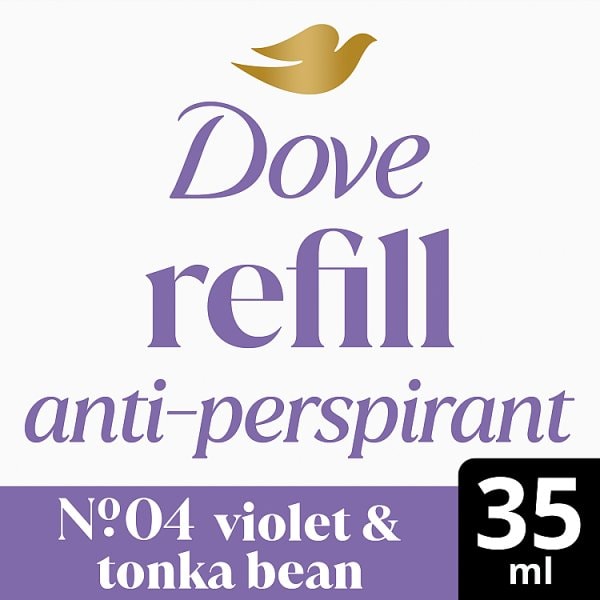 Dove Women's Violet & Tonka Bean Anti-Perspirant Refill 35Ml