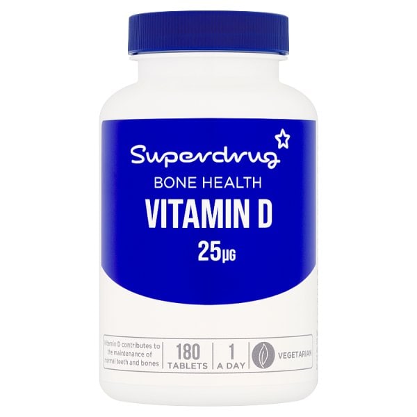 Superdrug Unisex Vitamin D 25Ug 180S