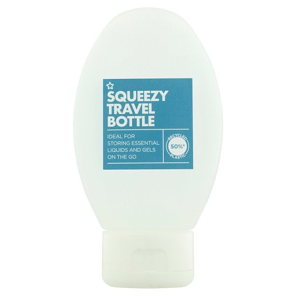 Superdrug Squeezy Travel Bottle 80Ml