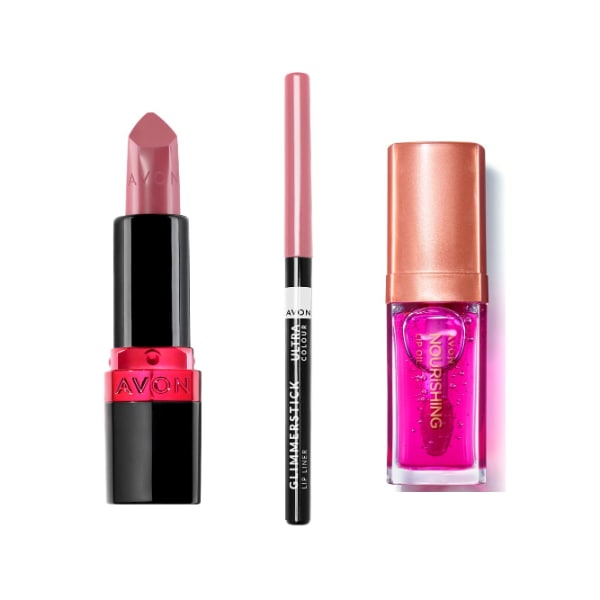 Avon's Ultimate Lip Trio - Dusky Mauve