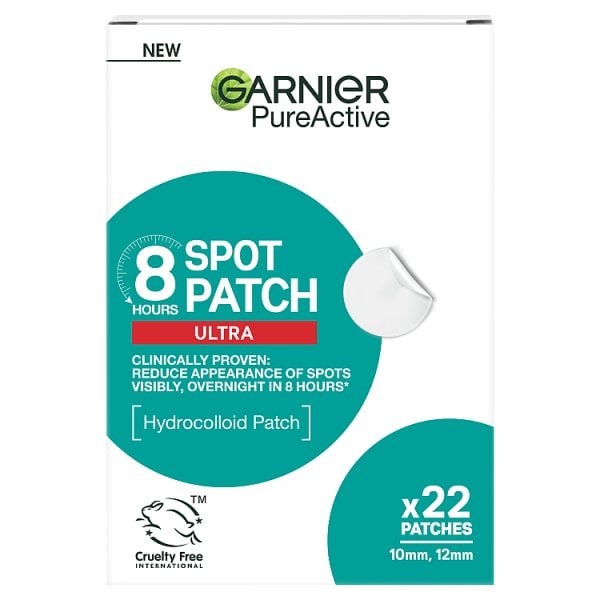 Garnier Unisex Gold Pure Active Blemish Patch Ultra Invisible 22 Pack