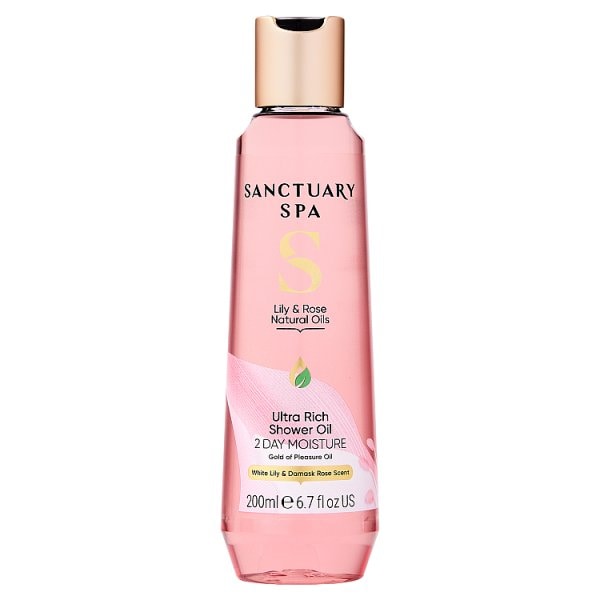 Sanctuary Spa Lily & Rose Natural Oils Ultra Rich Shower Oil 200ml