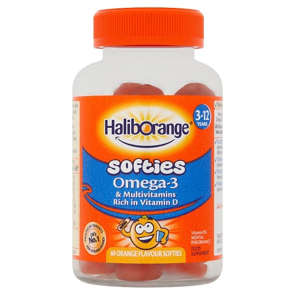 Haliborange Unisex Infant Orange Halib Omega-3 - 60 Softies